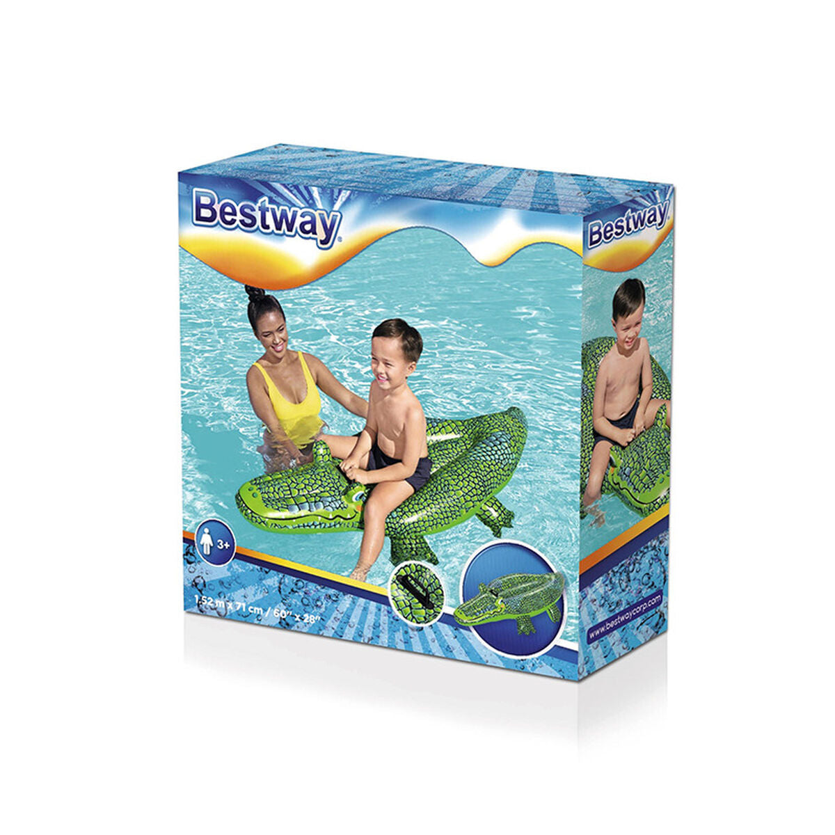 Inflatable pool figure Bestway Crocodile 152 x 71 cm 67 x 148 x 29 cm